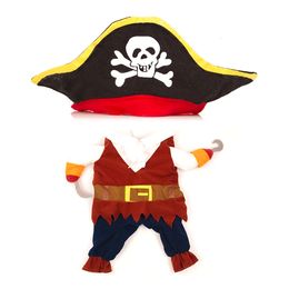 Bildspel - Pirat Maskeraddräkt för Katt/Hund