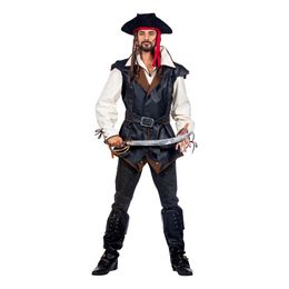 Piratjakke Deluxe Herre Karnevalskostyme