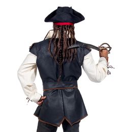Lysbildefremvisning - Piratjakke Deluxe Herre Karnevalskostyme