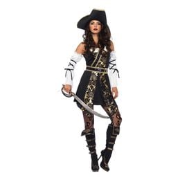 Piratkapten Dam Deluxe Maskeraddräkt