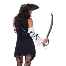 Bildspel - Piratkapten Dam Deluxe Maskeraddräkt