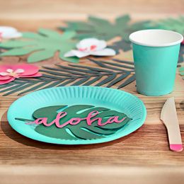 Lysbildefremvisning - Bordkort Aloha