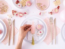 Bildspel - Placeringskort Flaska med Tassle