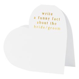 Bildspel - Placeringskort Hjärtformade Vita