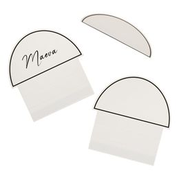 Paikkakortti Musta/Valkoinen