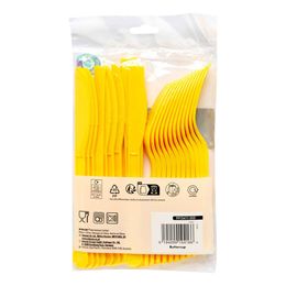 Diaesitys - Muoviaterimet Keltaiset