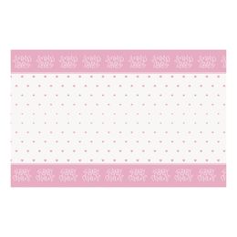 Bildspel - Plastduk Baby Shower Rosa