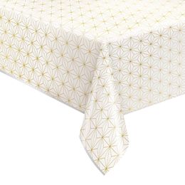 Plastdug Geometrisk Guld