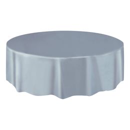 Plastdug Rund Sølv