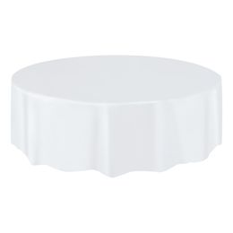 Plastduk Rund Hvit
