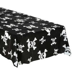 Plastduk Svart med Dödskallar