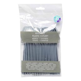 Bildspel - Plastskedar Grå