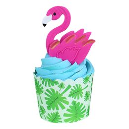 Diaesitys - PME Sokerihahmot Flamingo Cupcake Kit