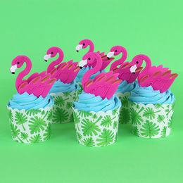 Diaesitys - PME Sokerihahmot Flamingo Cupcake Kit