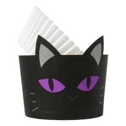 Bildspel - PME Cupcake Kit Svart Katt