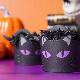 Bildspel - PME Cupcake Kit Svart Katt