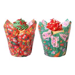 Diaesitys - PME Cupcakes-koristekääreet Joulukuosi