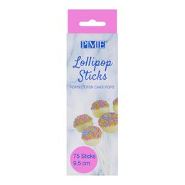 Lysbildefremvisning - PME Lollipop-pinner Hvite