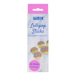 Lysbildefremvisning - PME Lollipop-pinner Hvite