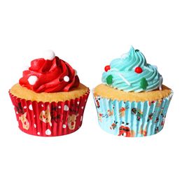 Lysbildefremvisning - PME Muffinsforme med Folie Jul