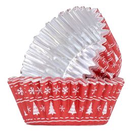 Bildspel - PME Muffinsformar med Folie Julmotiv