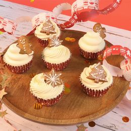 Bildspel - PME Muffinsformar med Folie Julmotiv