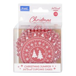 Bildspel - PME Muffinsformar med Folie Julmotiv