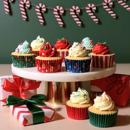 Bildspel - PME Muffinsformar med Folie Julmotiv Mix