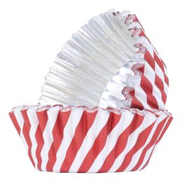 Bildspel - PME Muffinsformar med Folie Polkagris