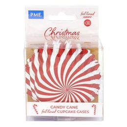 Bildspel - PME Muffinsformar med Folie Polkagris