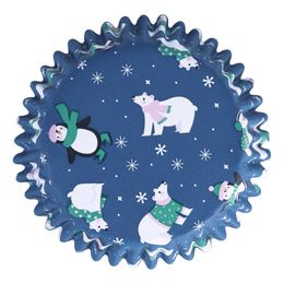 Bildspel - PME Muffinsformar med Folie Snögubbar