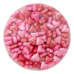 Bildspel - PME Rosa Hjärtan Sprinkle Charms