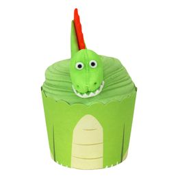 Bildspel - PME Sockerfigurer Dinosaurie Cupcake Kit