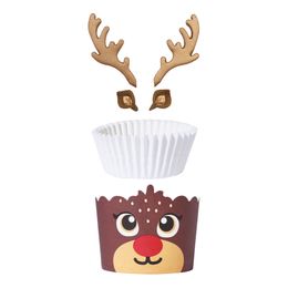 Bildspel - PME Sockerfigurer Renar Cupcake Kit