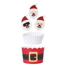 Bildspel - PME Sockerfigurer Tomtar Cupcake Kit