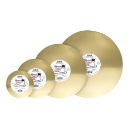 Bildspel - PME Tårtbricka Rund Guld Metallic