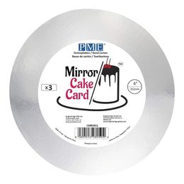 PME Tårtbricka Rund Silver Metallic