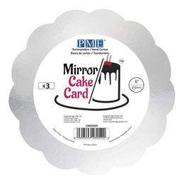 PME Tårtbricka Scallop Silver Metallic