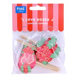 Bildspel - PME Tårtdekorationer Love Roses