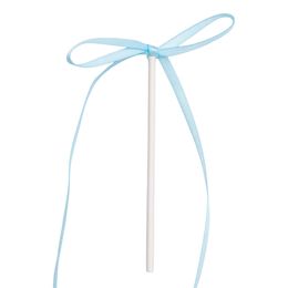 Bildspel - PME Tårtdekorationer med Rosett Ljusblå