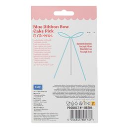 Bildspel - PME Tårtdekorationer med Rosett Ljusblå