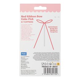 Bildspel - PME Tårtdekorationer med Rosett Röd