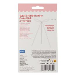 Bildspel - PME Tårtdekorationer med Rosett Vit