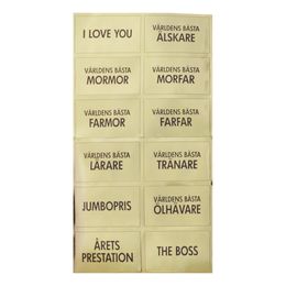 Bildspel - Pokal med Klistermärken