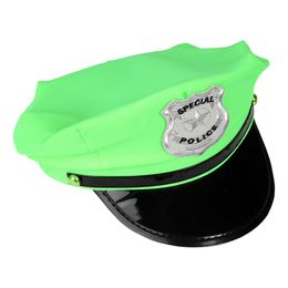 Bildspel - Poliskeps Neongrön