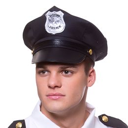 Lysbildefremvisning - Politilue Svart