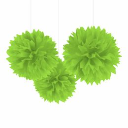 Pom Pom Limegrønn Hengende Dekorasjon