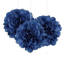 Pom Pom Mini Mørkeblå Hængende Dekoration