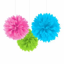 Pom Pom Miks Hengende Dekorasjon