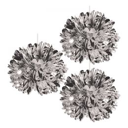 Pom Pom Sølvmetallic Hængende Dekoration